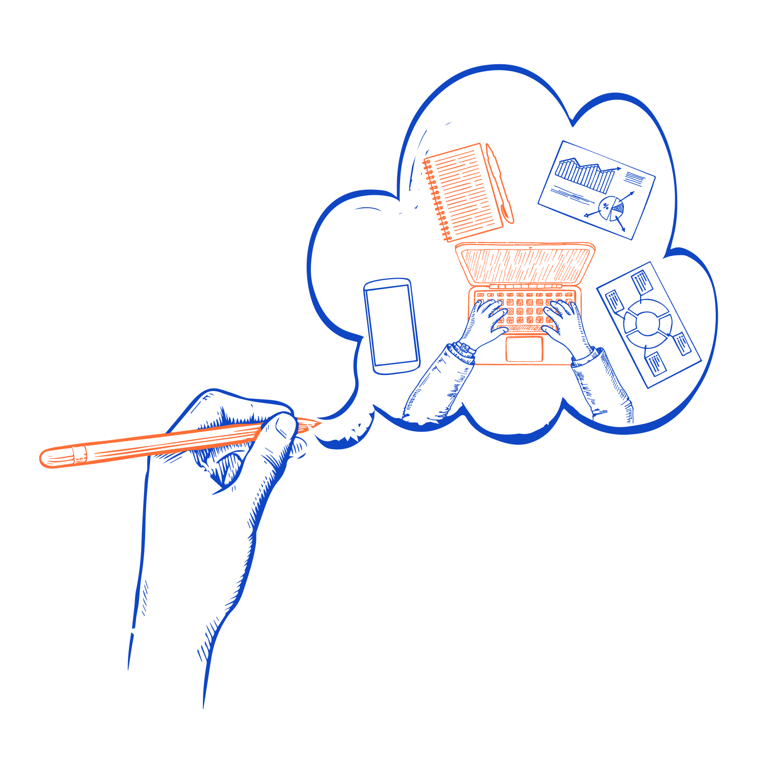 Content Creation Illustration