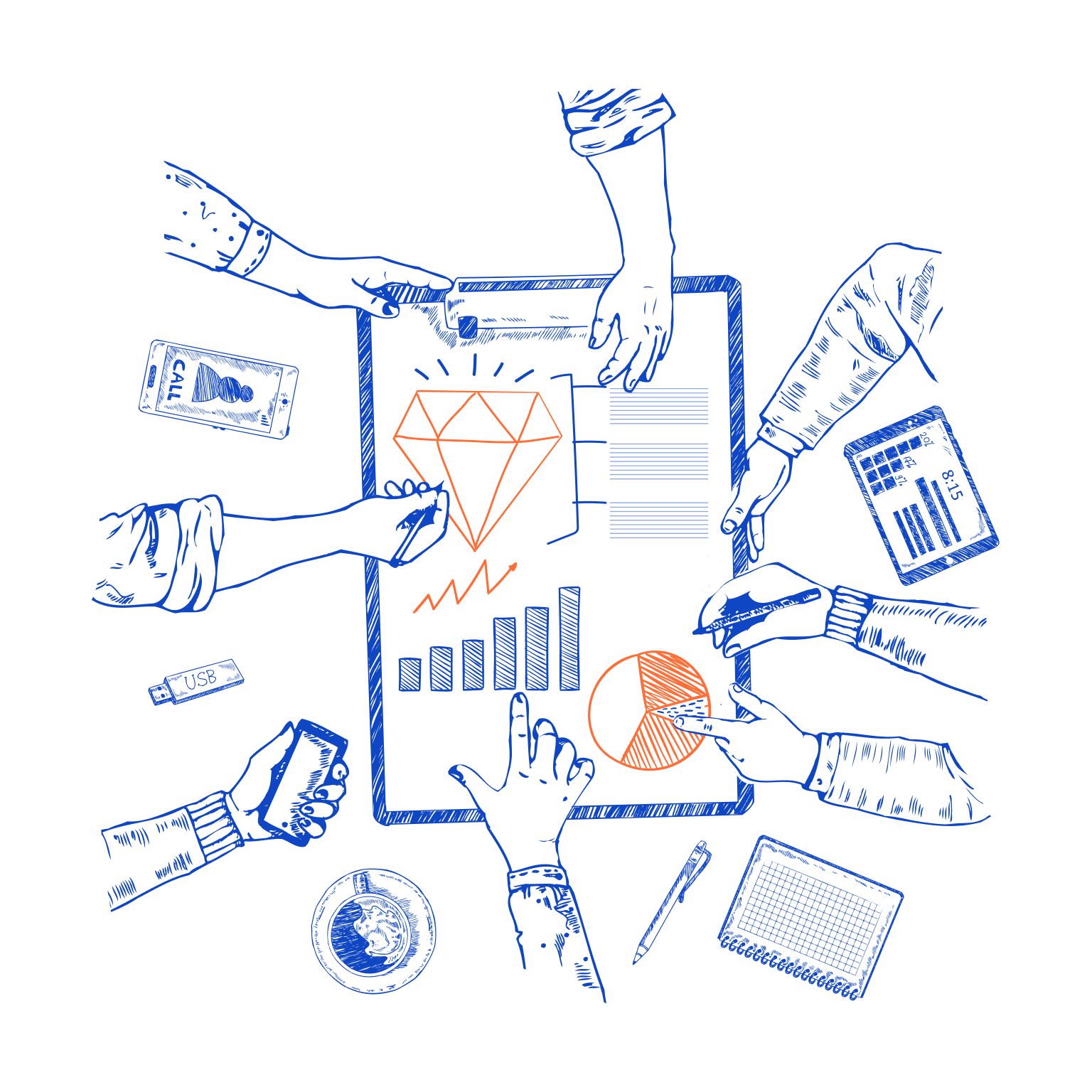 Total Trust Marketing Engine Illustration