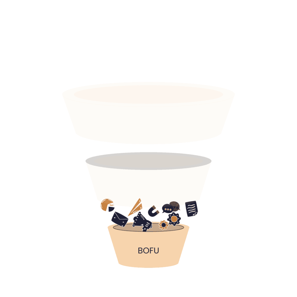 Bottom of Funnel illustration